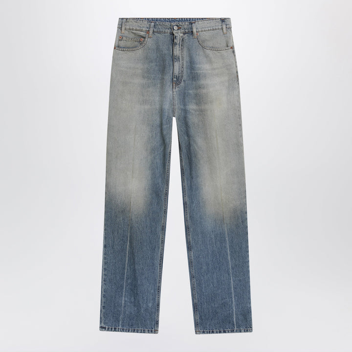 Mm6 Maison Margiela Pantaloni - Celeste | 3d736730f650a077ad7ee4f1256be0e373b870d2