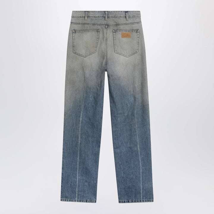 Mm6 Maison Margiela Pantaloni - Celeste | 9c88f8d0d6fedd889b30326f1132639724c6c4f0