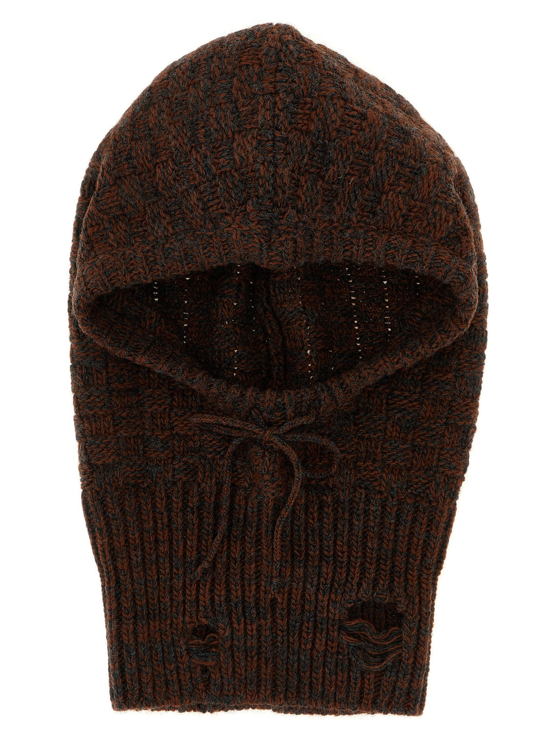 Mm6 Maison Margiela Distressed Wool Balaclava Cappelli - Multicolor | 18baaca8458db6b1b47171786d9461df919f1185