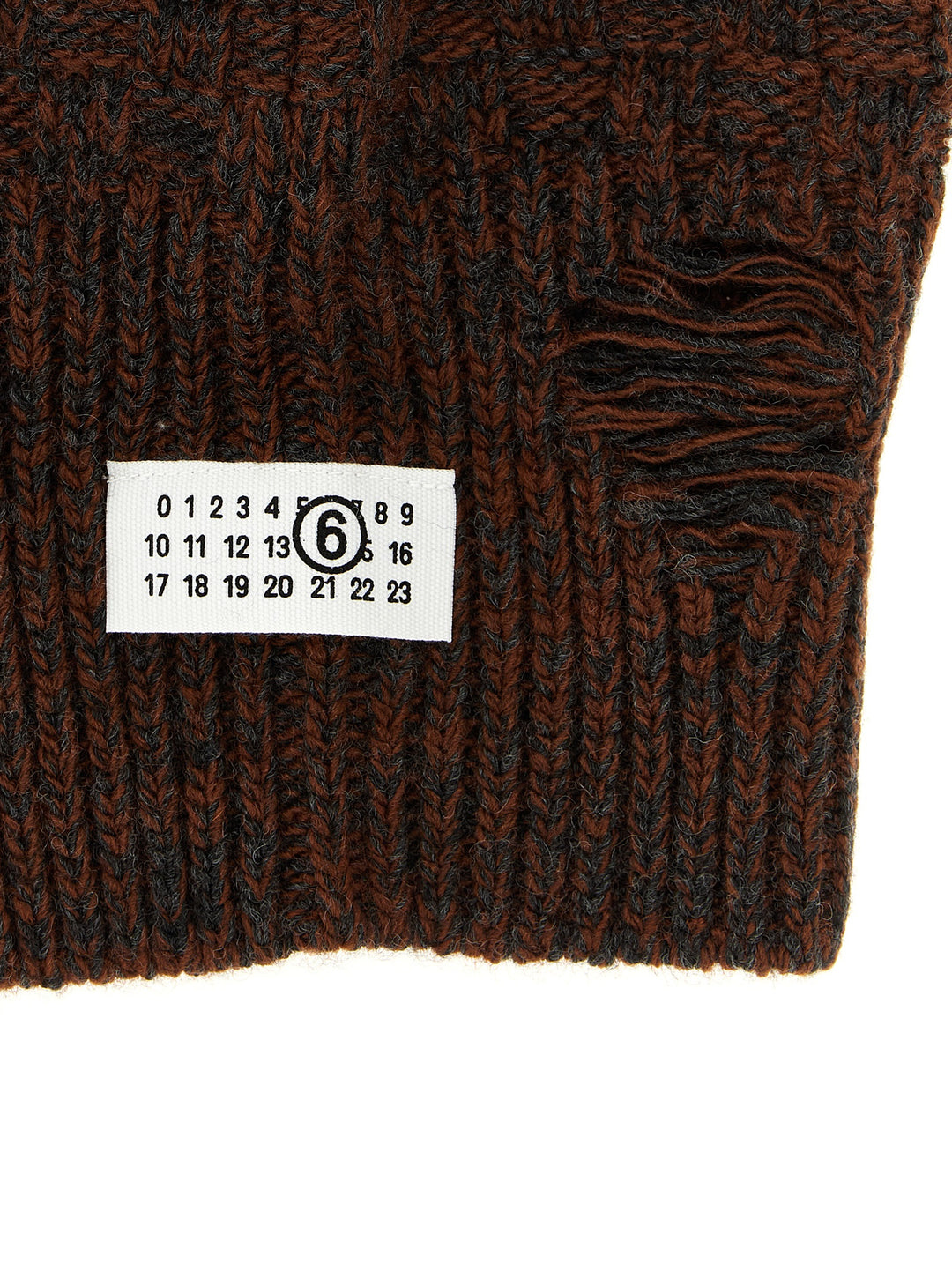 Mm6 Maison Margiela Distressed Wool Balaclava Cappelli - Multicolor | 135a9f8f2a2d099b70cb37bad90ef0512bbf0c75