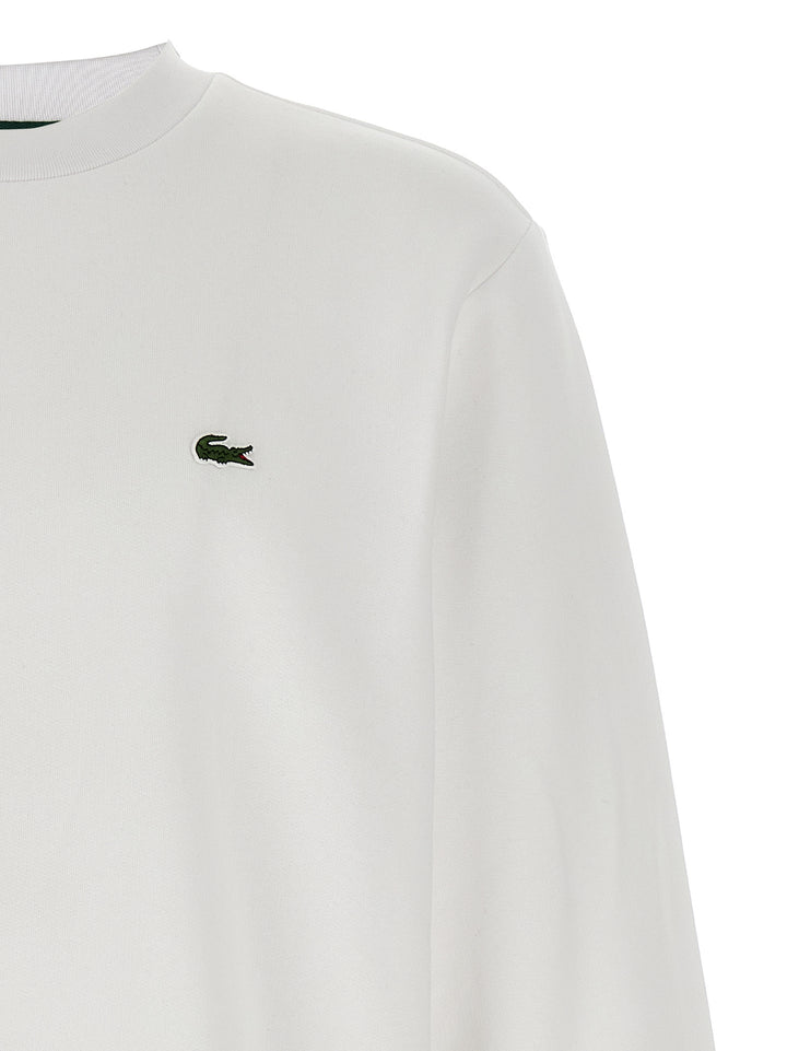 Lacoste Logo Patch Felpe - Bianco | 52c5ab06b41c101a54006048469eccda3f4358f0