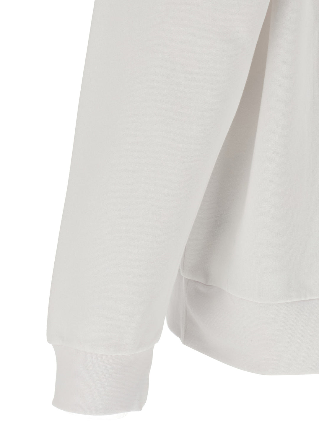 Lacoste Logo Patch Felpe - Bianco | db36f7678273629178259e40329ec48a3a0e040b