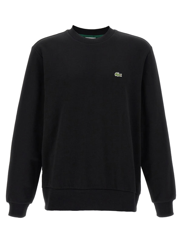 Logo Patch Sweatshirt Black