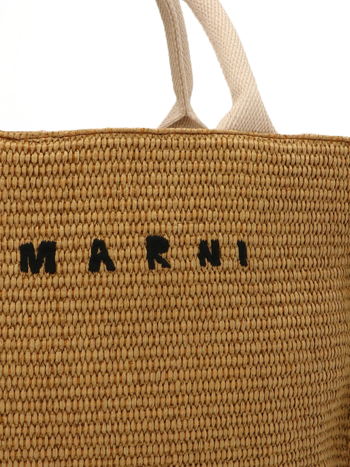 Marni Mini Tote Tote - Beige | 68aabe3d0bea9024e5baa1c87f414972c8972121