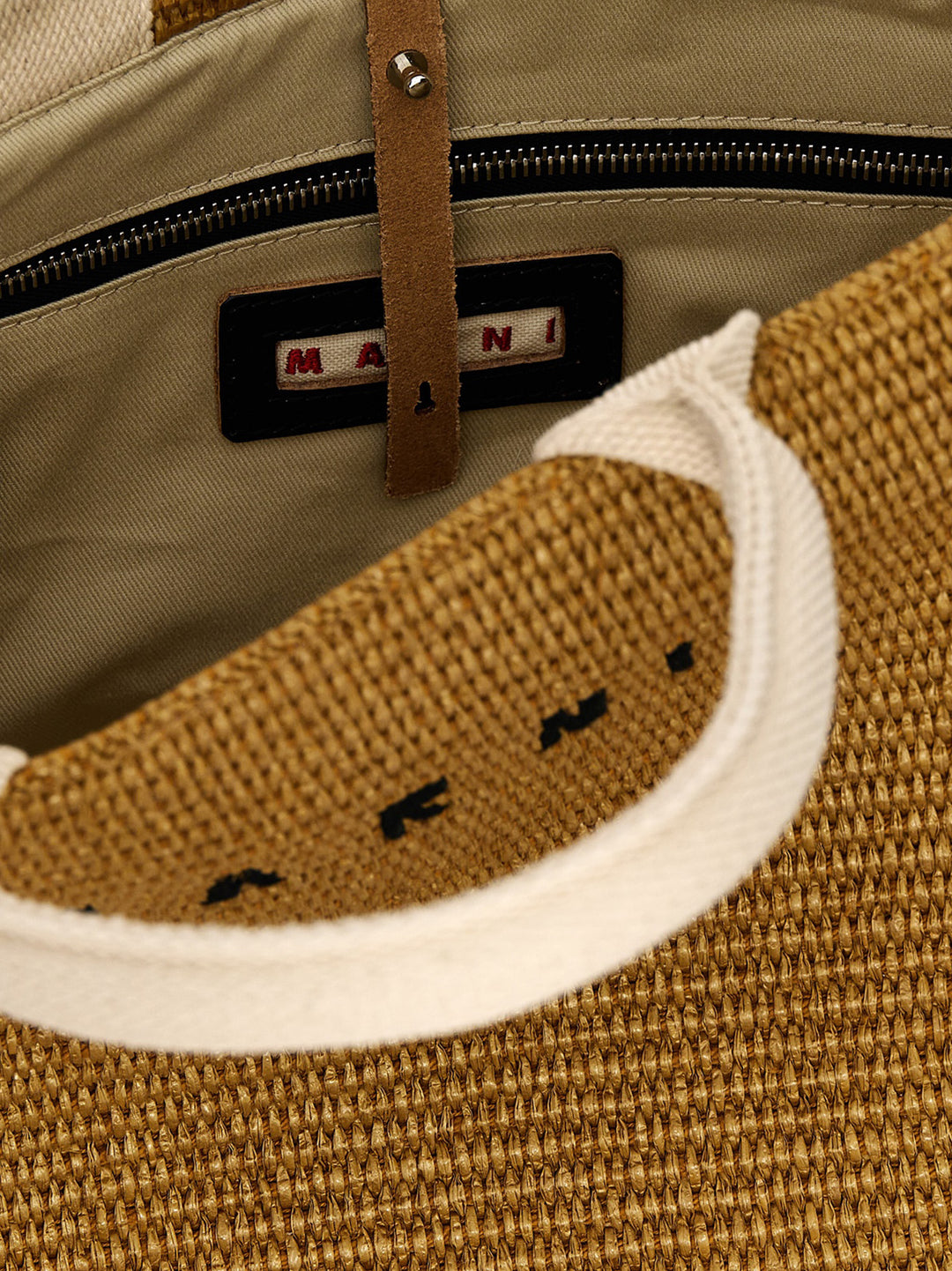 Marni Mini Tote Tote - Beige | aac2d288b319388dfc6825935e48e8e752028f49