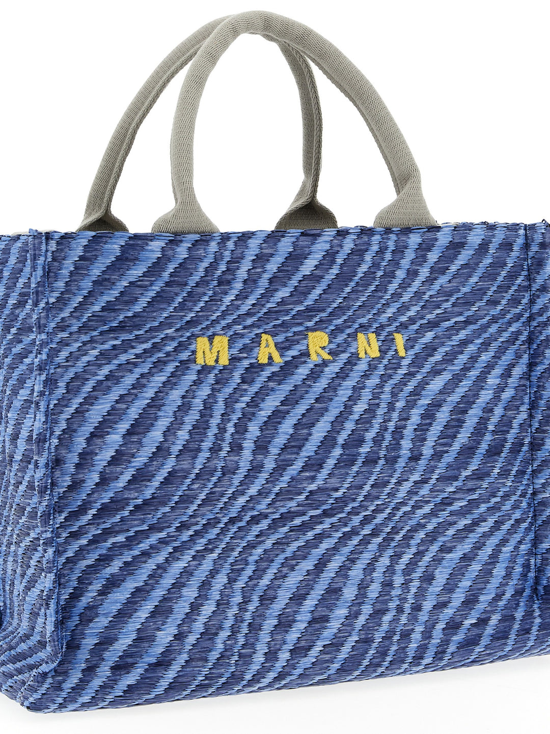 Marni Raffia Handbag Borse a Mano - Blu | a1ccd7425449d797b2250cb68ffced2930a2094e