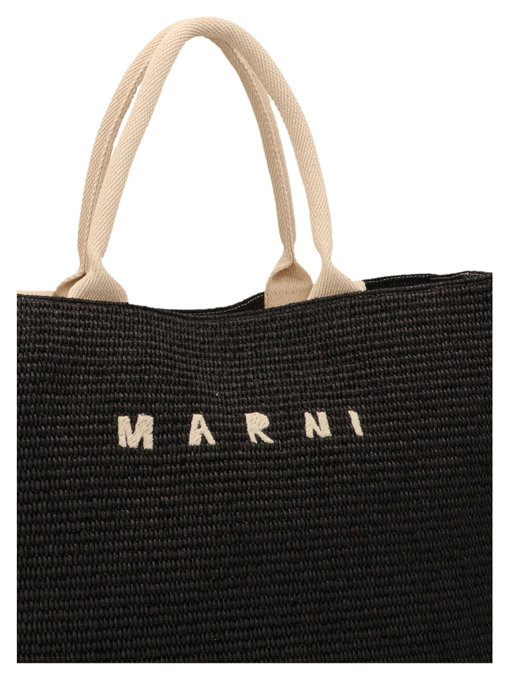 Marni Tote Tote - Bianco/Nero | 2a4dc0cca8a1b031c6911a7b4e4703011adf0419