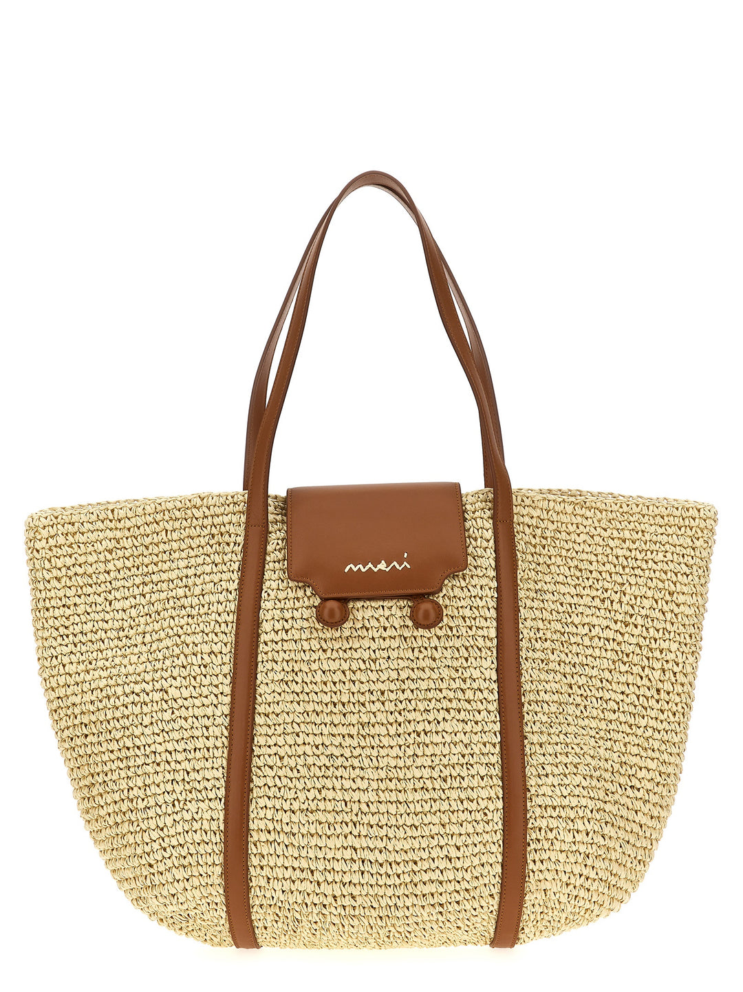 Marni Trunkaroo Tote - Beige | 88319fb0e9618fa88f2df438ed114f1016bcaf73