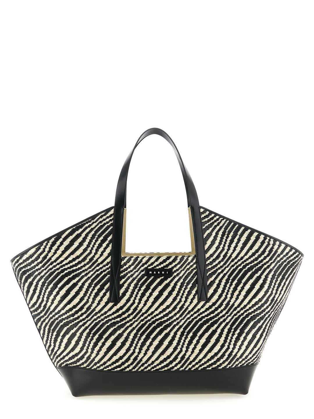 Marni Waves Tote - Nero | be3a87877367cf9fb30a2faff7e380790238a829