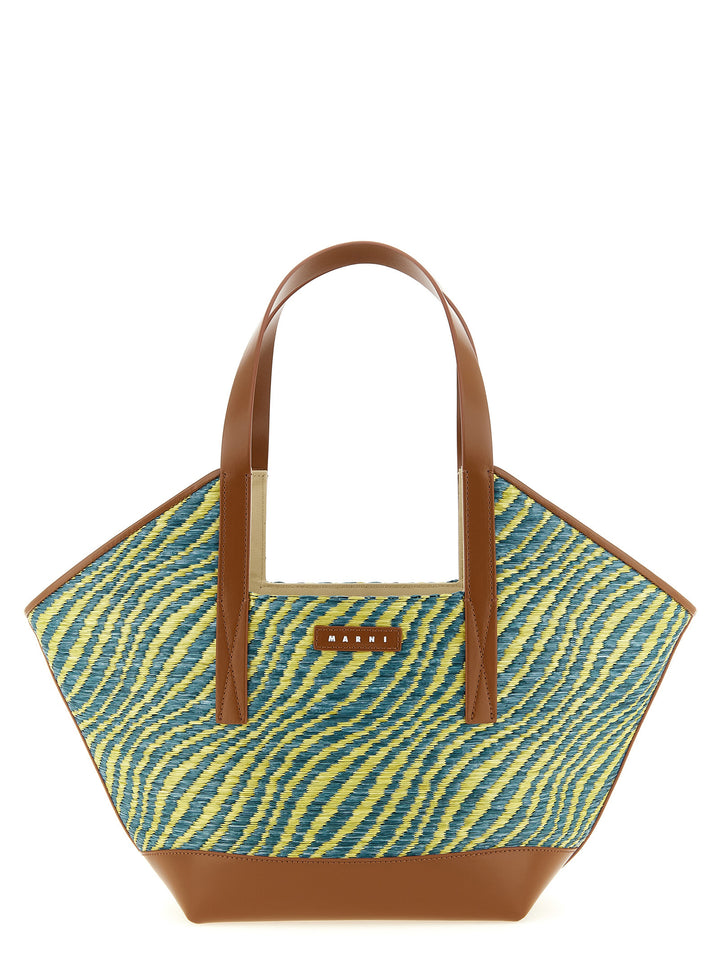 Marni Waves Piccola Tote - Verde | bcb49f09b7eb6a1ca83632a2688b3eb1656585e9