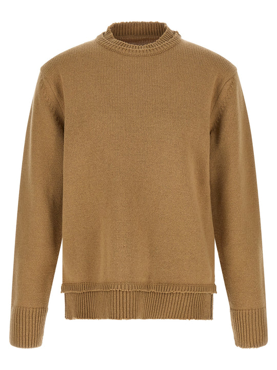 Patch Sweater Maglioni Beige