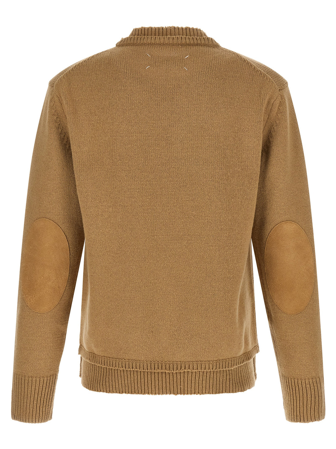 Maison Margiela Patch Sweater Maglioni - Beige | bbc6d983783e84c58beecb1cc96f5a0d510562bb