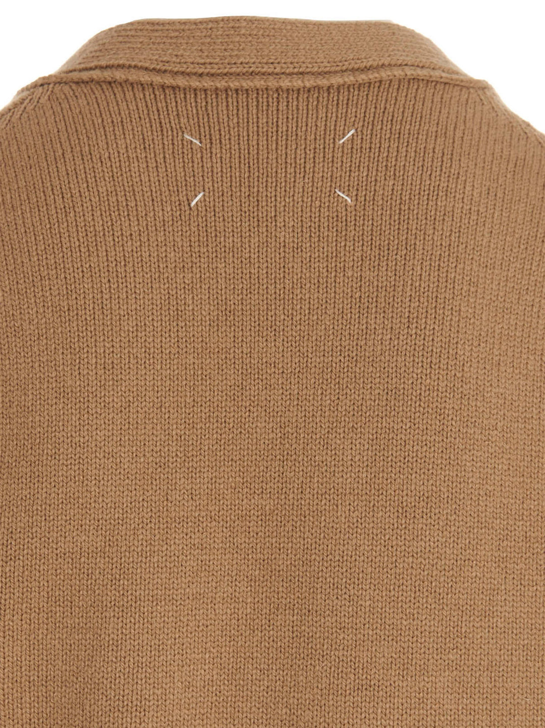 Maison Margiela Wool Cardigan Maglioni - Beige | f53c1a0563a6f7976a214b0f25a2fa889b8d4e33