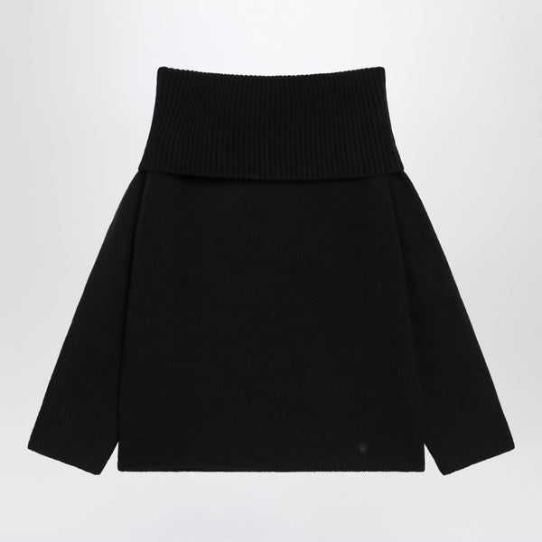 Sibyl Sweater In Black Cashmere Blend