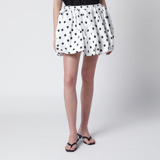 Polka-Dot Bloomer Mini Skirt