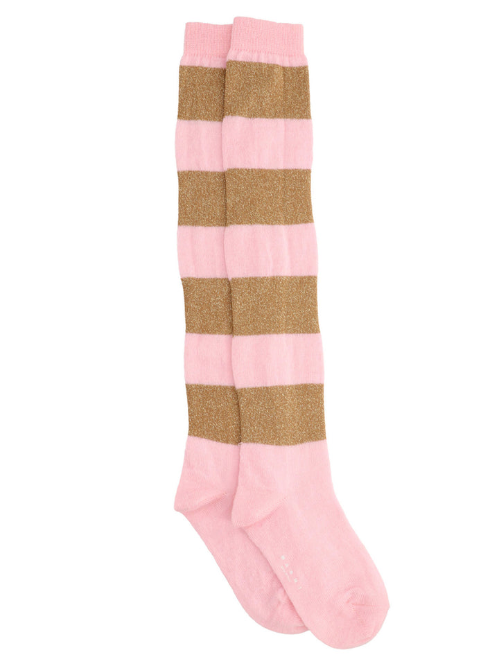Marni Striped Calzini - Rosa | 96f2e99f43cd18ac4acbe7223bd9ea71d2f44764