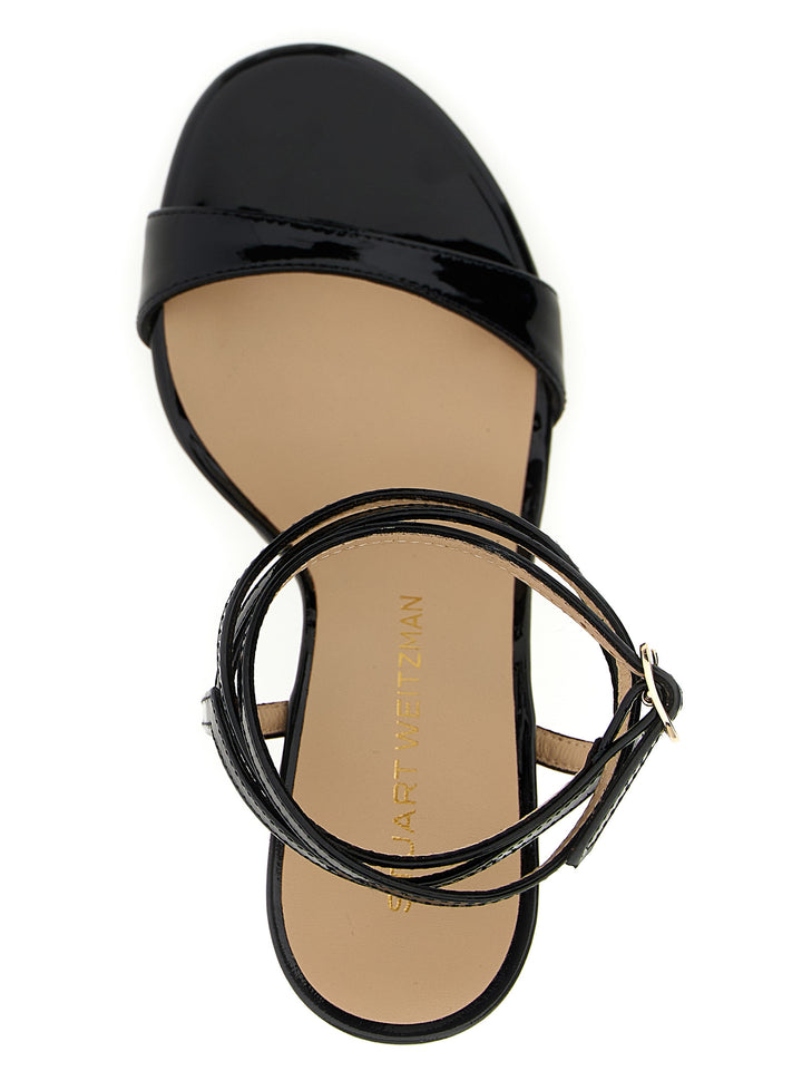Stuart Weitzman Nudist Wrap Sandali - Nero | 9fd1809ab39759b653e91933c08e2504f9537d45