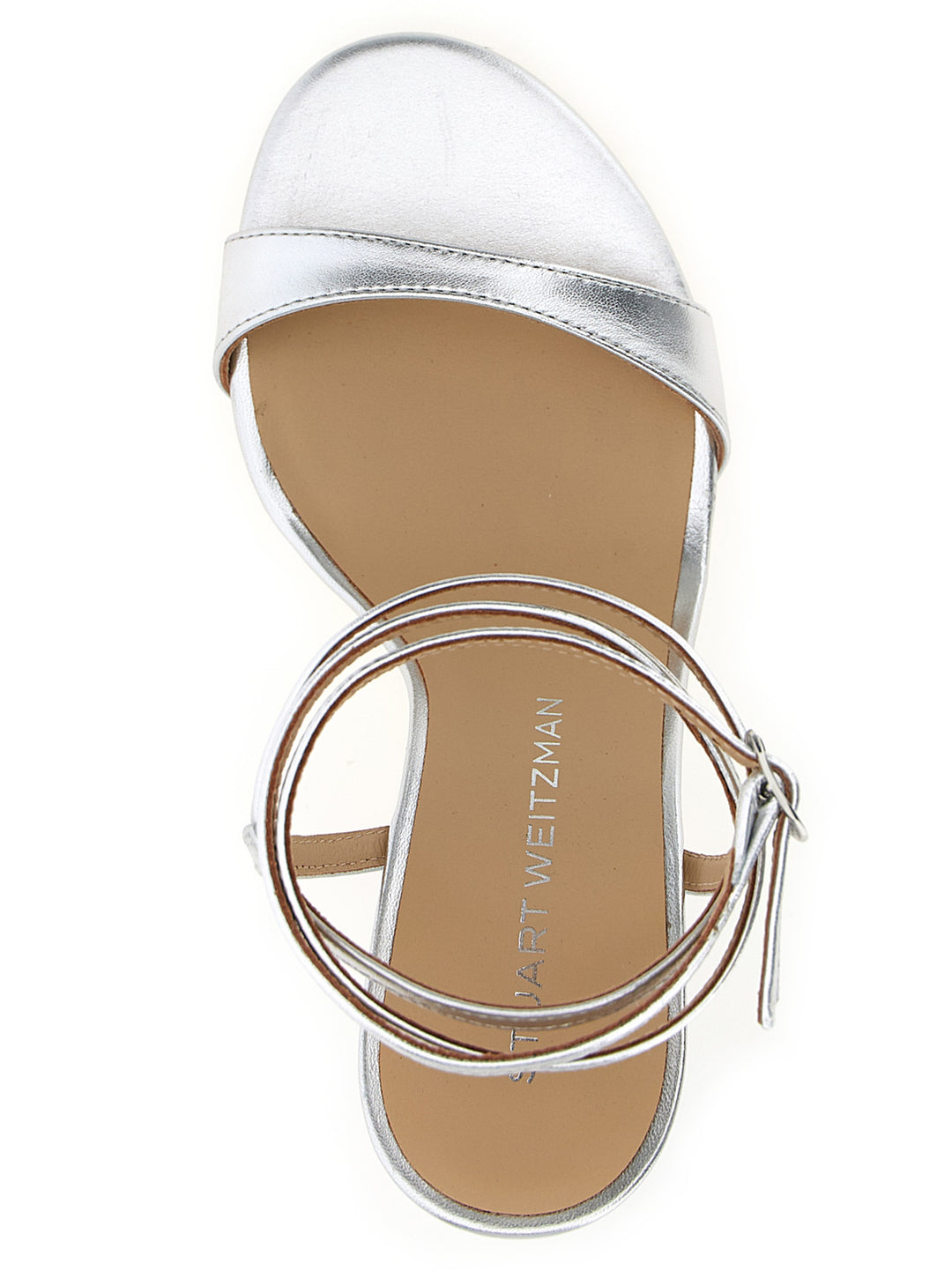 Stuart Weitzman Nudist Wrap Sandali - Silver | 6ecaf3b1c1045ae4acb6c31677faef89be73dfc7