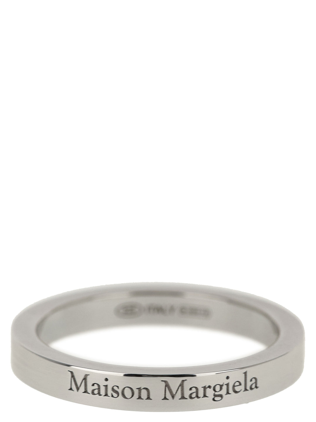 Maison Margiela Logo Ring Gioielli - Silver | c270b6226a7d3b0a41faee34bc2cf9b5a5064705