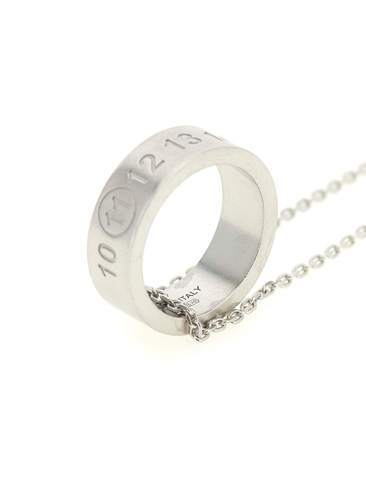 Maison Margiela Number Reference Gioielli - Silver | a692111596f91b12a09ab09b0d48189a6c077dc8