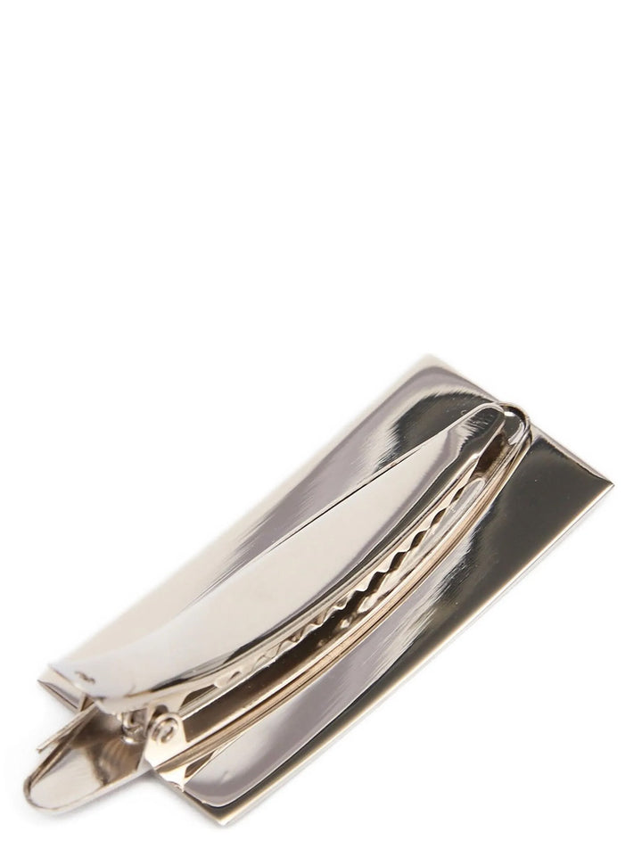 Mm6 Maison Margiela Logo Pin Accessori per Capelli - Silver | e24777a1cdb34b0e3eb83489ee5d611e0b111f62