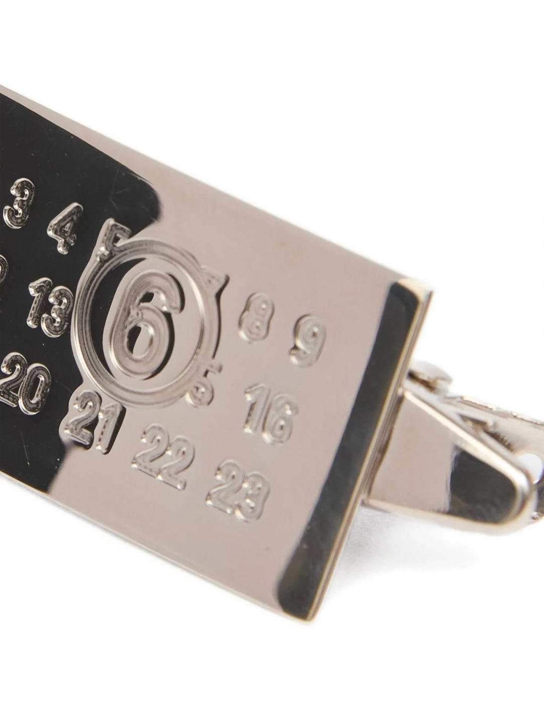 Mm6 Maison Margiela Logo Pin Accessori per Capelli - Silver | 1899948ed6432ccf38bb9881bb5a6f37b53d6586