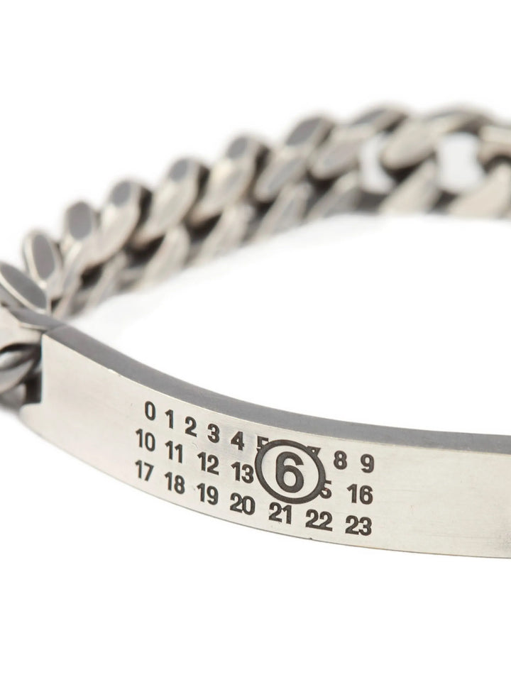 Mm6 Maison Margiela Id Tag Gioielli - Silver | 9fbae3ef01b73d846ab9376e6cf4650c8845bad3