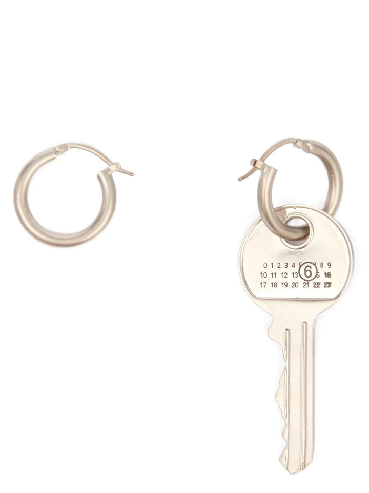 Mm6 Maison Margiela Earring Key Gioielli - Silver | 537ce22fe91099f09b4c758bc9c757f573af111b