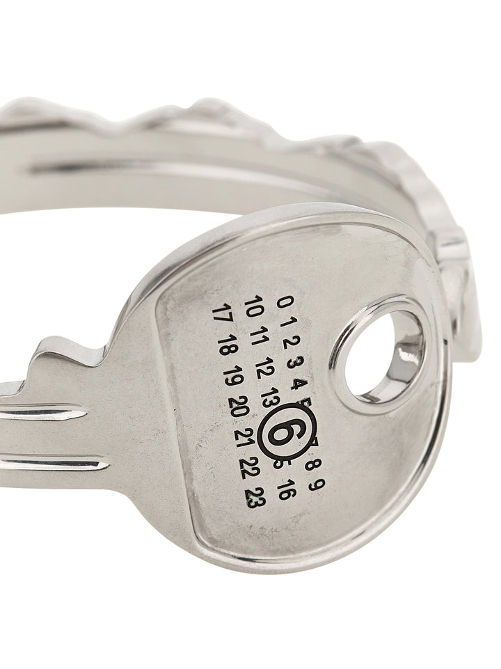 Mm6 Maison Margiela Numeric Signature Mm6 Gioielli - Silver | afabc863185a9f5003c6ac29d0b5c4dedfb2d819
