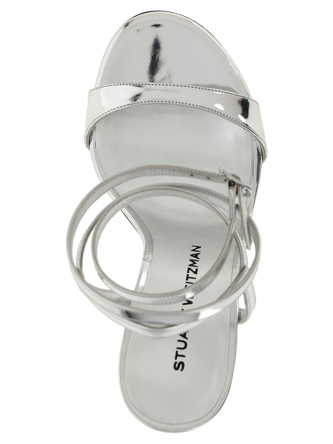 Stuart Weitzman Nudistini Wrap Sandali - Silver | b095ae3a318bf3402eaae4d40dd1c6d19e1b7e42