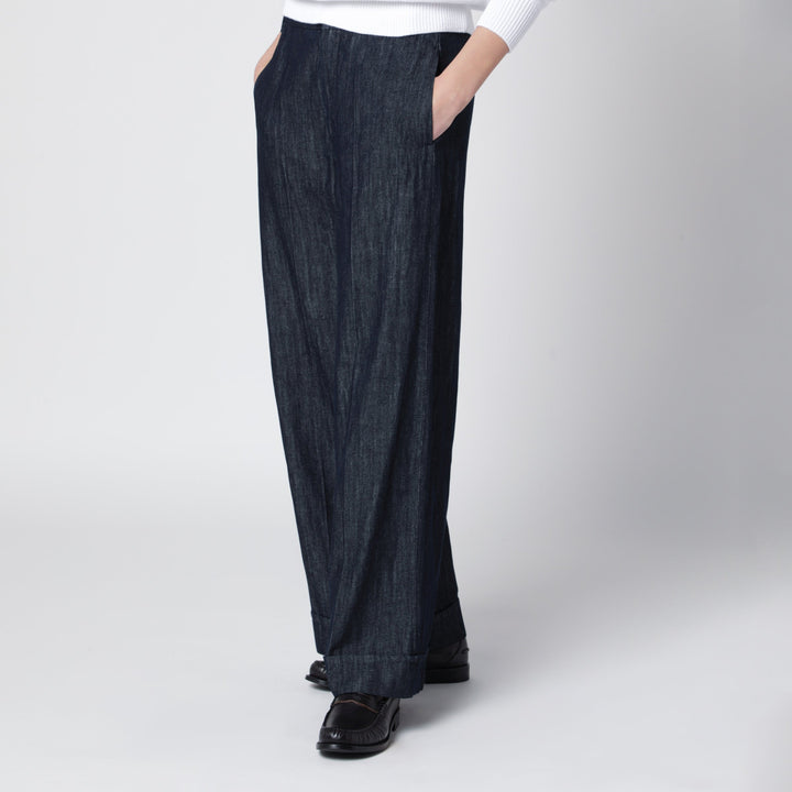 'S Max Mara Pantaloni - Blu | 9378648115e6169e2ca260acee4f4603f30a3311