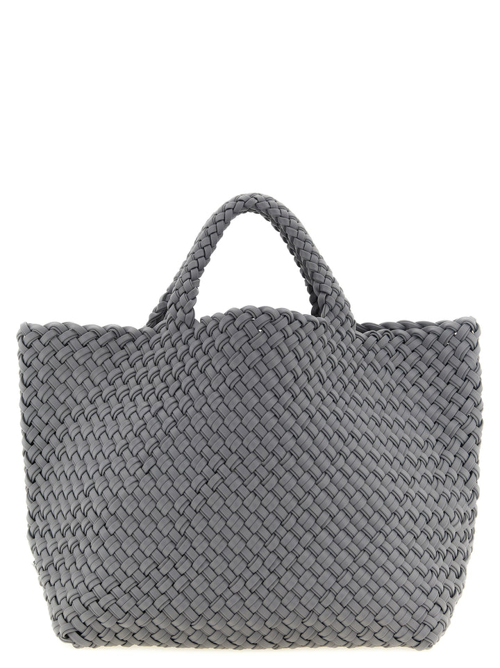 Naghedi St. Barths Double Weave Tote - Grigio | 16ffac602a58a1a1f6bf8198bf81519b8ed4ebb1