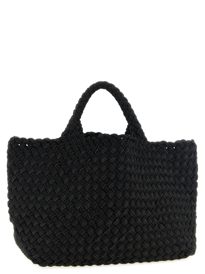 Naghedi St. Barths Double Weave Tote - Nero | 8e1d7480d3afff5893388674e047454bb038b4a9