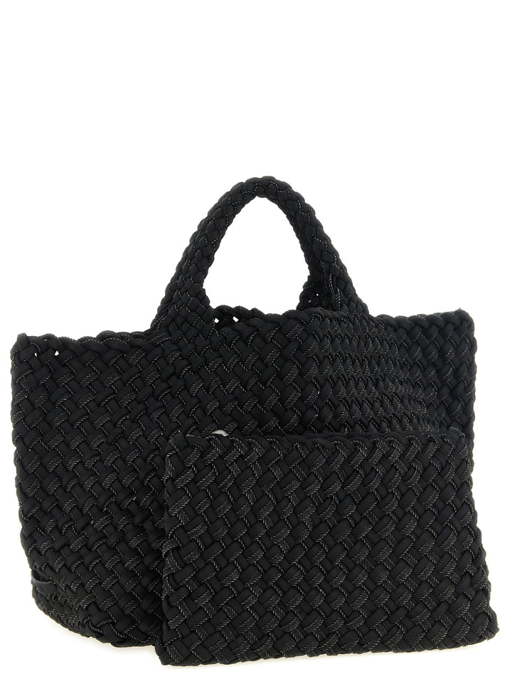 Naghedi St. Barths Double Weave Tote - Nero | 0cf0e32387642170b2523cc9f1fdeb73f5cffa5e