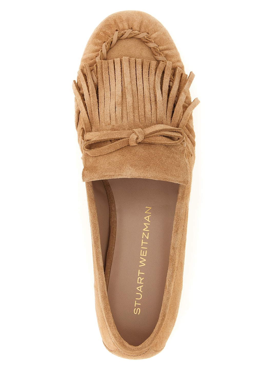 Stuart Weitzman Britt Fringe Mocassini - Marrone | 96a254320d3d3c9306982da9dd8c82c0dddd014c