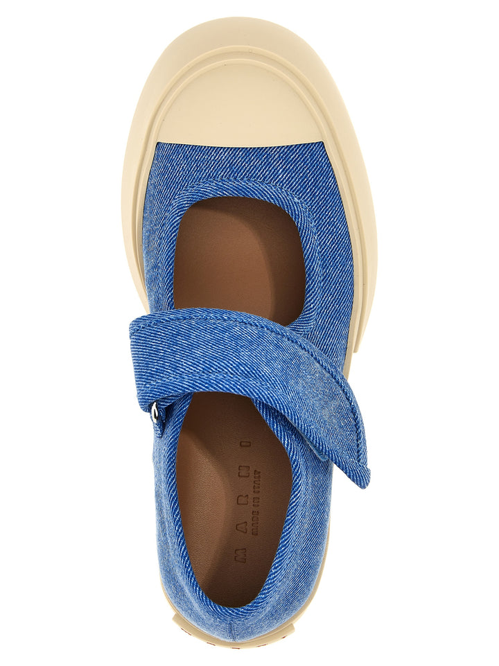 Marni Mary Jane Sneakers - Celeste | d3b555caa972edb3fbe7d38d04960337e05e908f