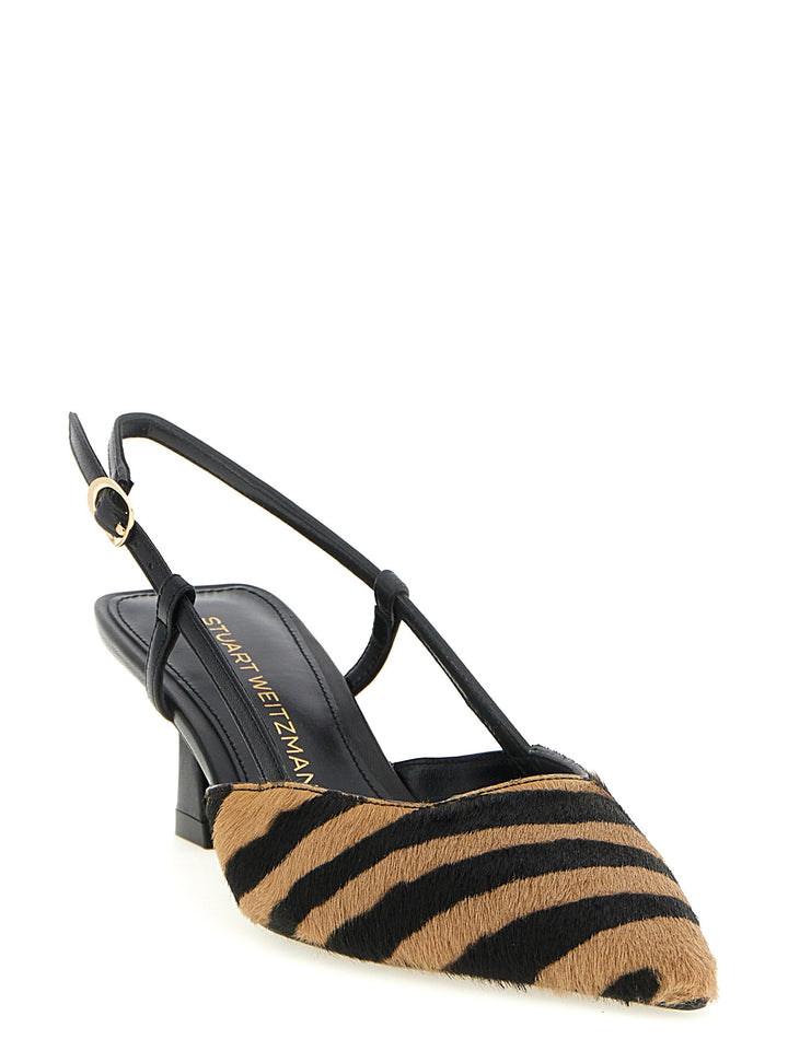 Stuart Weitzman Vinnie Pony Hair Slingbacks Decollete - Multicolor | f3ebcdd77d819b366e4714ce569f0fc242aec6fc