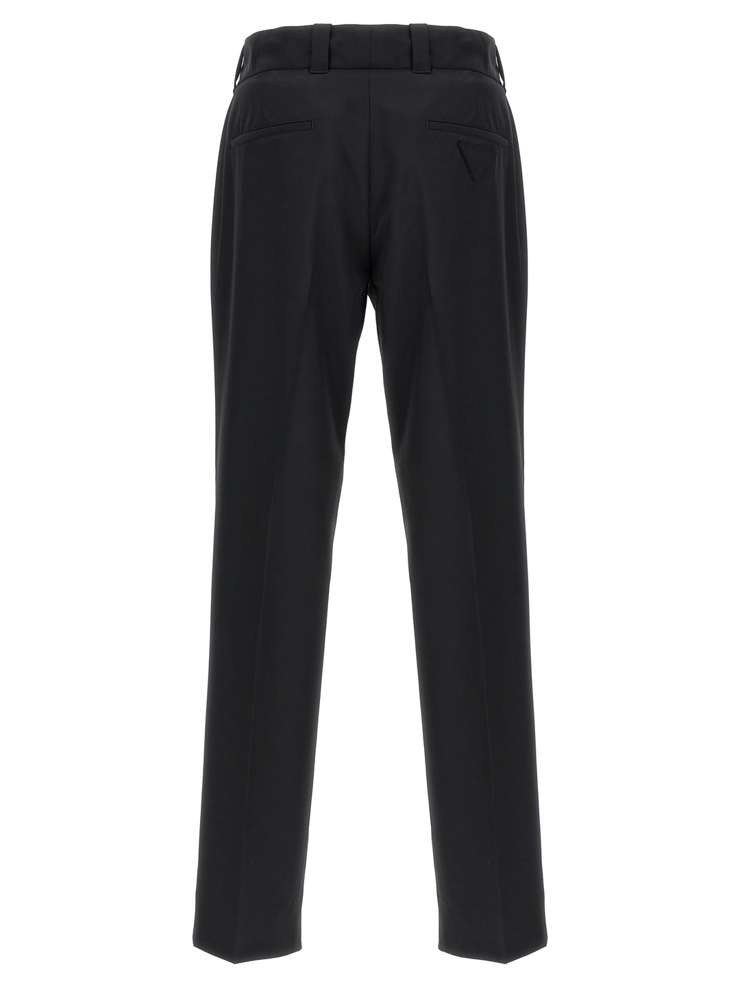 Prada Wool Pantaloni - Nero | 46e81e63df80ded415f4274361aee6c8294c2259