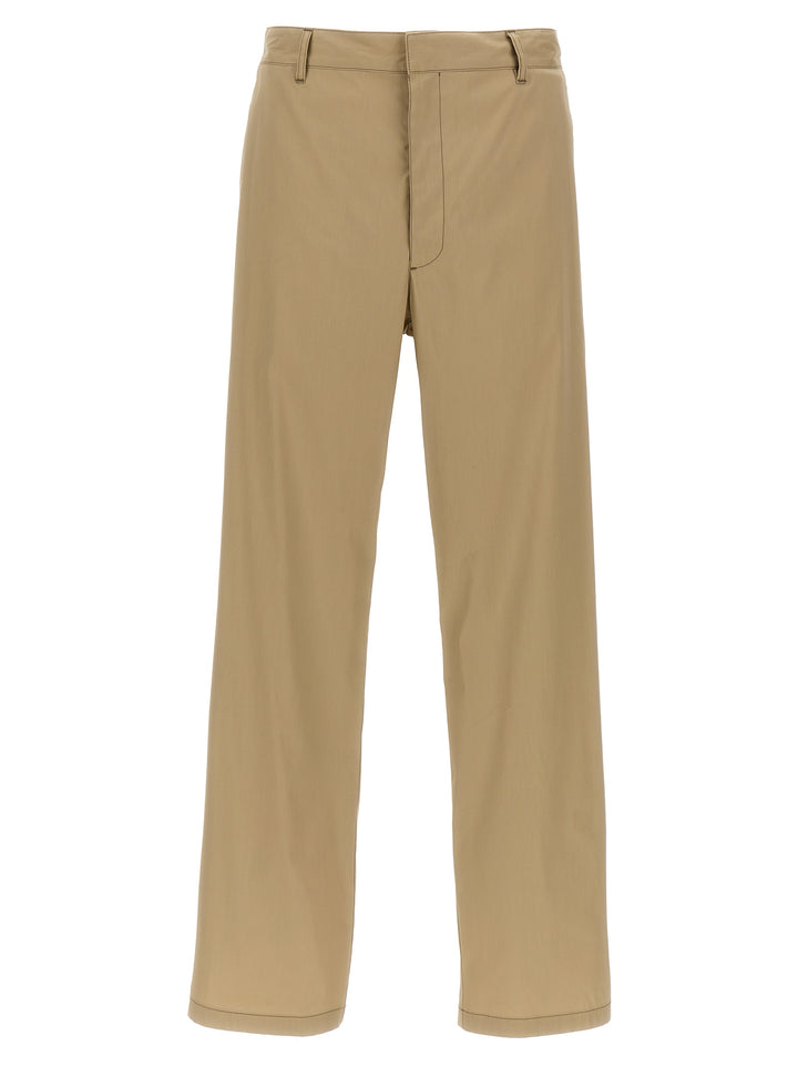 Prada Poplin Pantaloni - Beige | 74271c8b600cdc5306d3445d1d2d75ab56373ebb