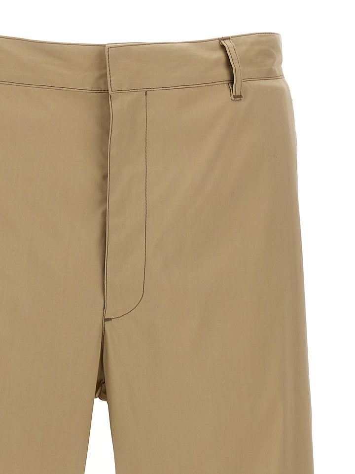 Prada Poplin Pantaloni - Beige | 2e0ae54f5c26e00c22286d67db4ec5821bbc128f