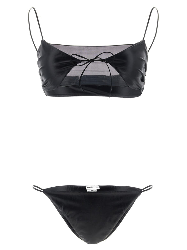 Sporty Mesh Beachwear Nero