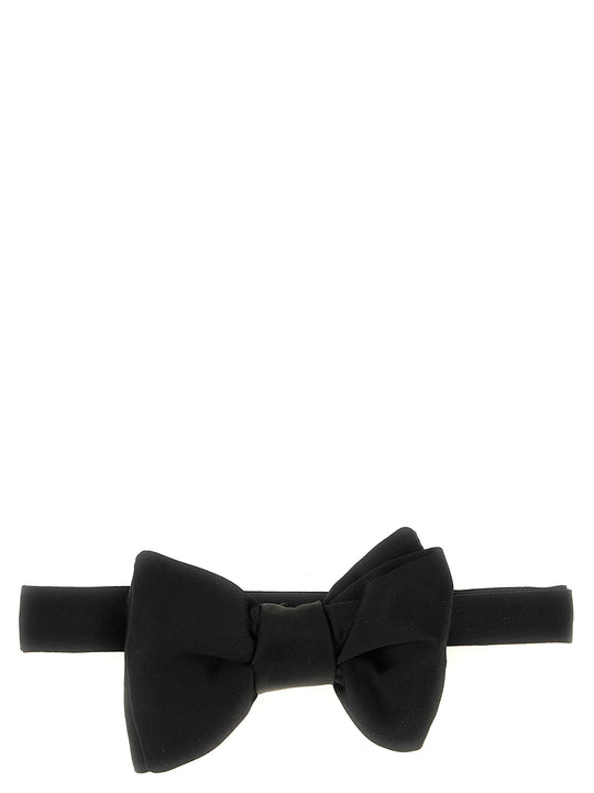 Silk Bow Tie Cravatte Nero