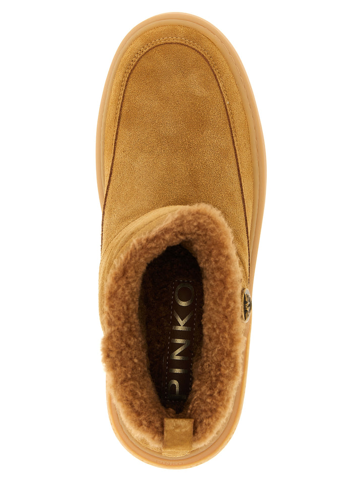 Pinko Yoko 22 Stivali e Stivaletti - Beige | fe360e20012d2492603183e398db3353d94993cb