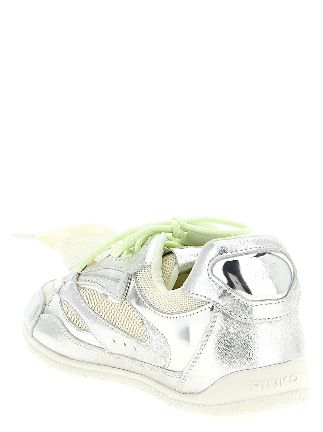 Pinko Yulia 01 Sneakers - Silver | c001d53851fbddc090474770a000e5a548d443ea