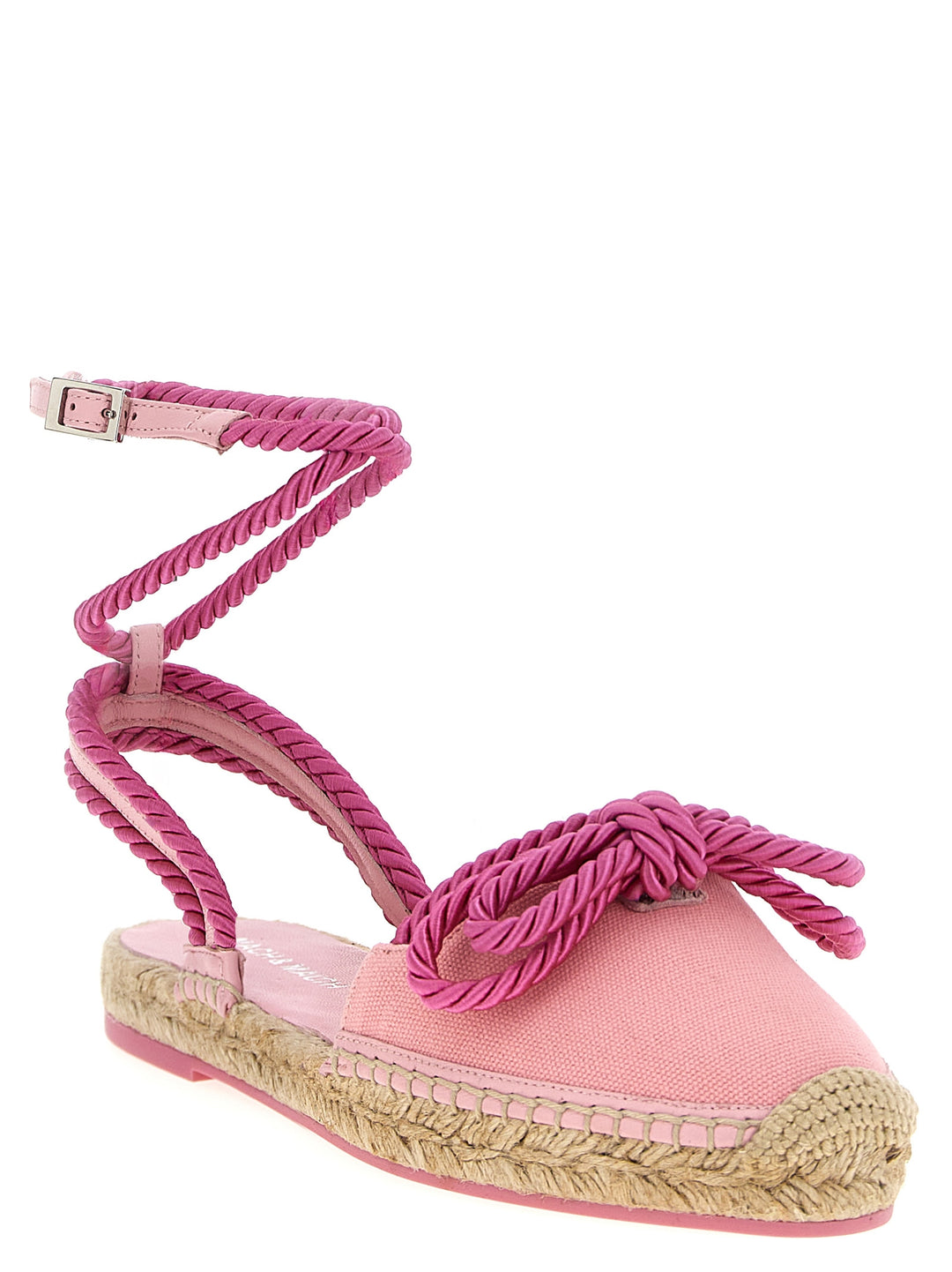 Mach & Mach Double Bow Pink Riviera Flat shoes - Rosa | dd7e0d8899c0b43eab90d4da97c58b78a04fb1ee