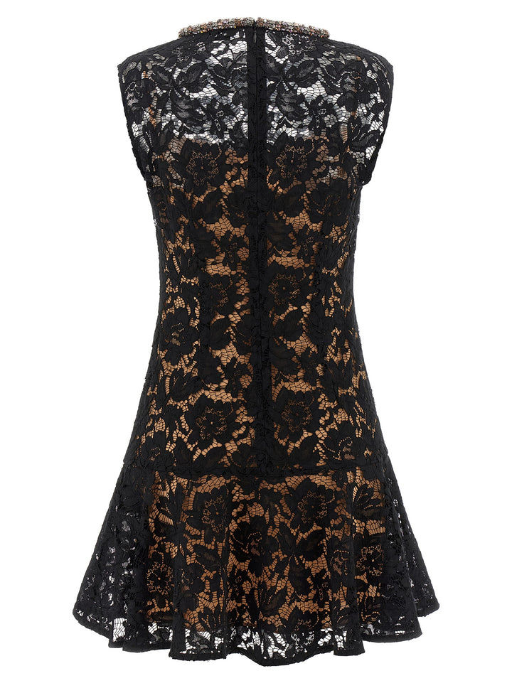 Self Portrait Black Lace Crystal Abiti - Nero | c8d9805ccdfa864329c6ab8a2db1bbf4452c7514