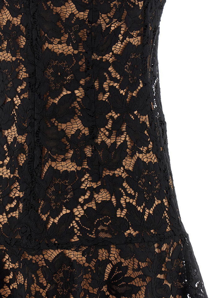 Self Portrait Black Lace Crystal Abiti - Nero | 3dc2ef7d767545a54941872e4cf06e6e7d20d5c9