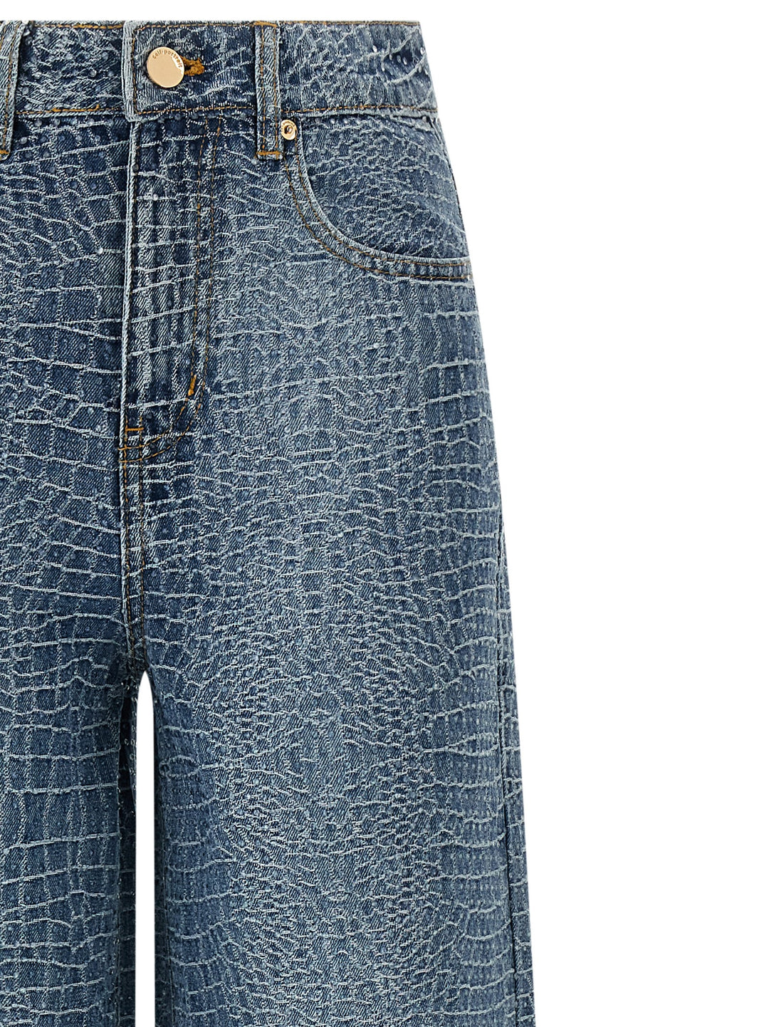 Self Portrait Rhinestone Jeans - Blu | 388f05238205dd3149149fd8f06e7ad8e261664a