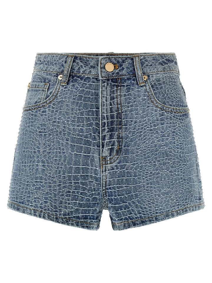 Self Portrait Rhinestone Bermuda e Short - Celeste | e1eac813f8759fe5032c49508f5017c453baba07