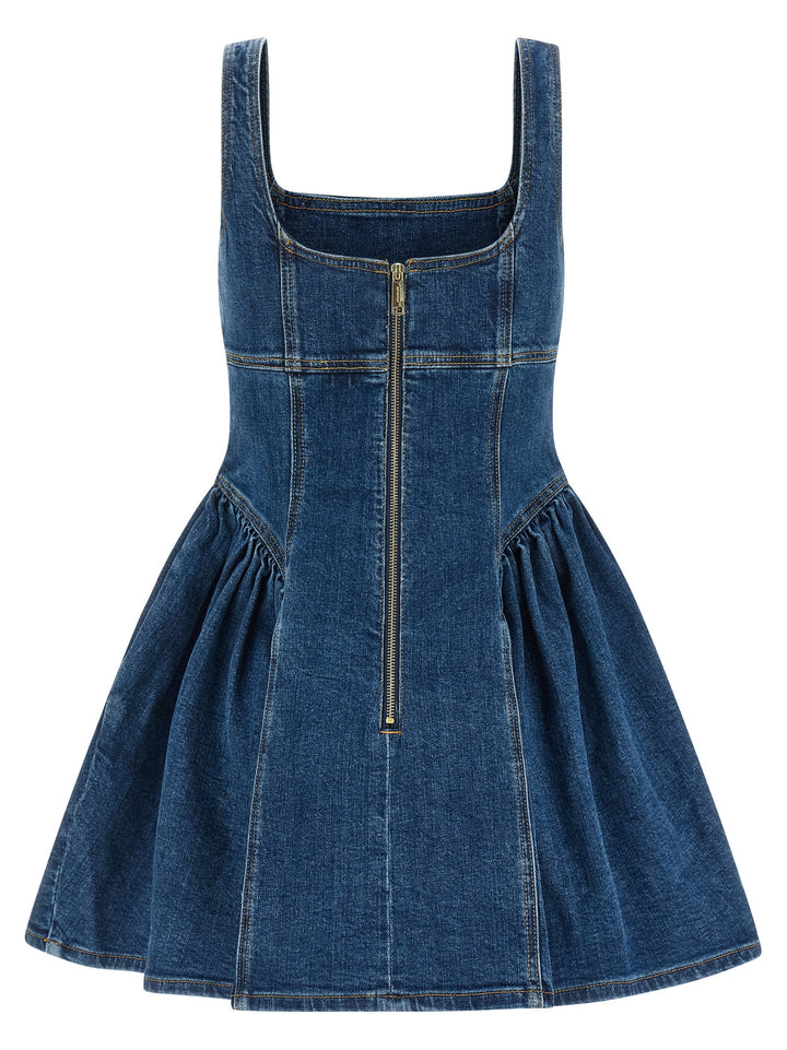 Self Portrait Denim Mini Dress Abiti - Blu | 8f575085798fb030dbb076ec1f8b2edceec84ee5
